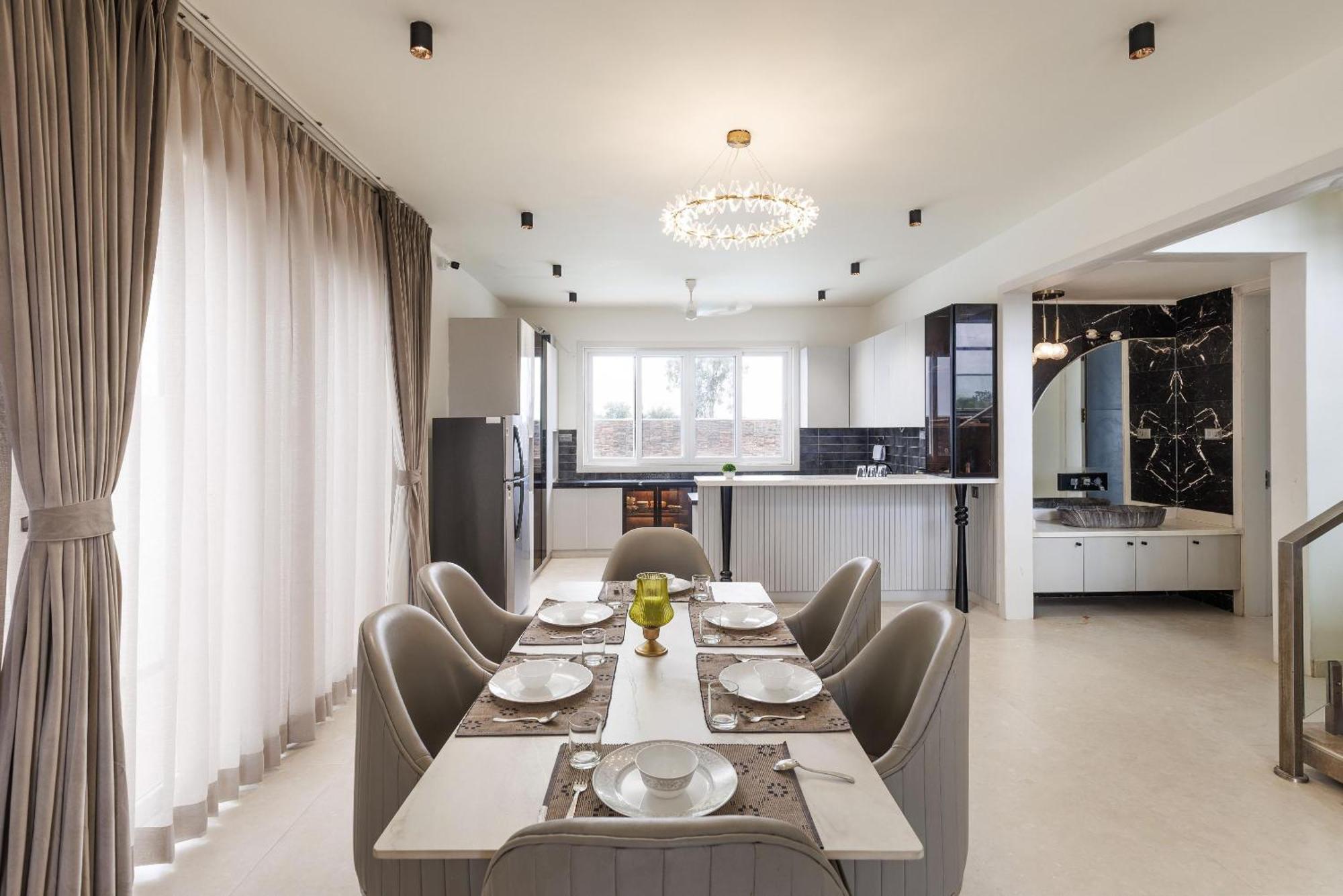Celestial Sapphire Villa Pvt Pool Veg Food 4Bhk Dod Ballapur Ngoại thất bức ảnh